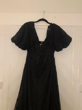 Astr the label black open back